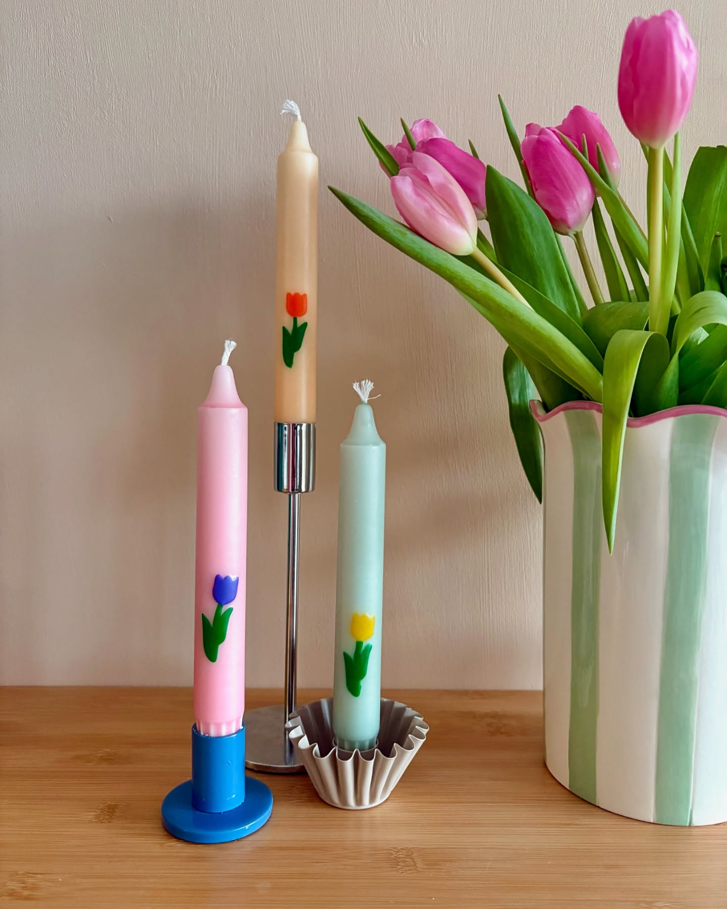 Dinerkaars - Tulp paars