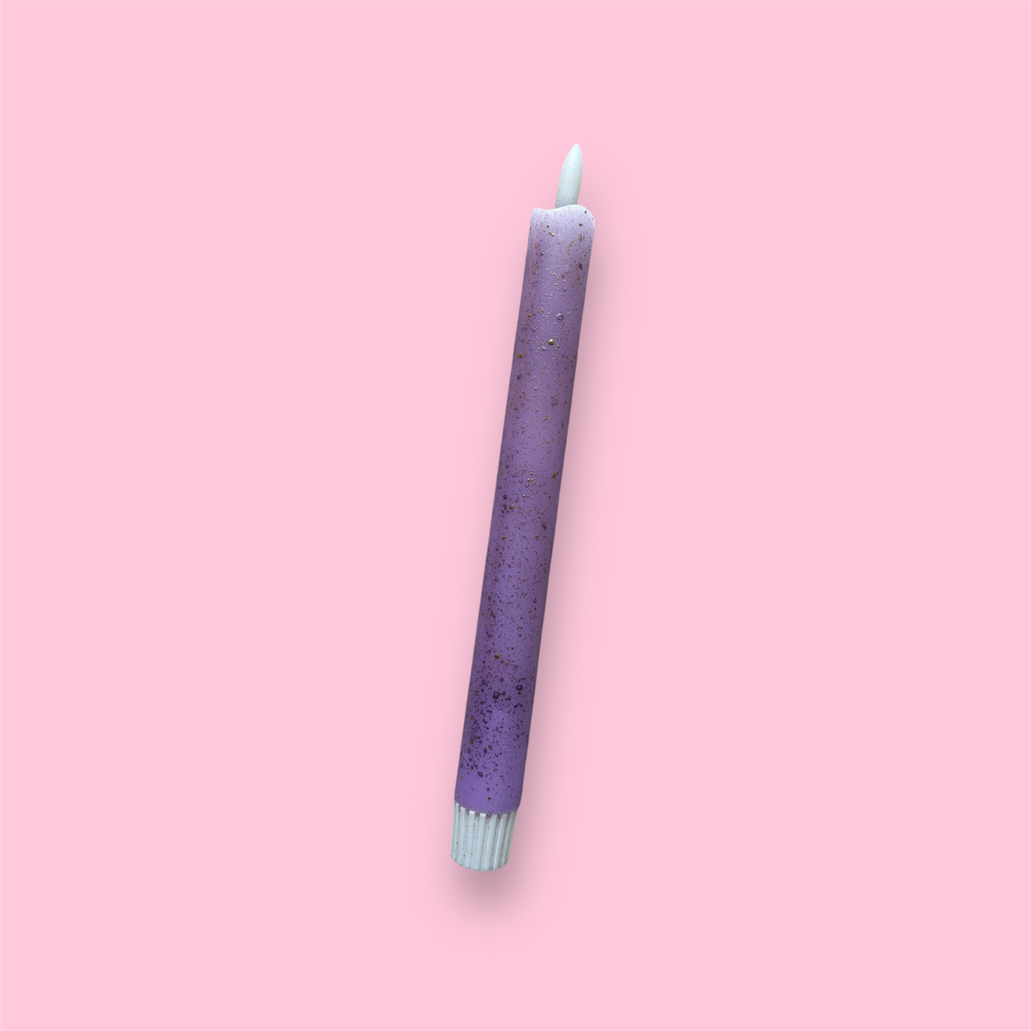 LED-kaars - Sparkel - Lila