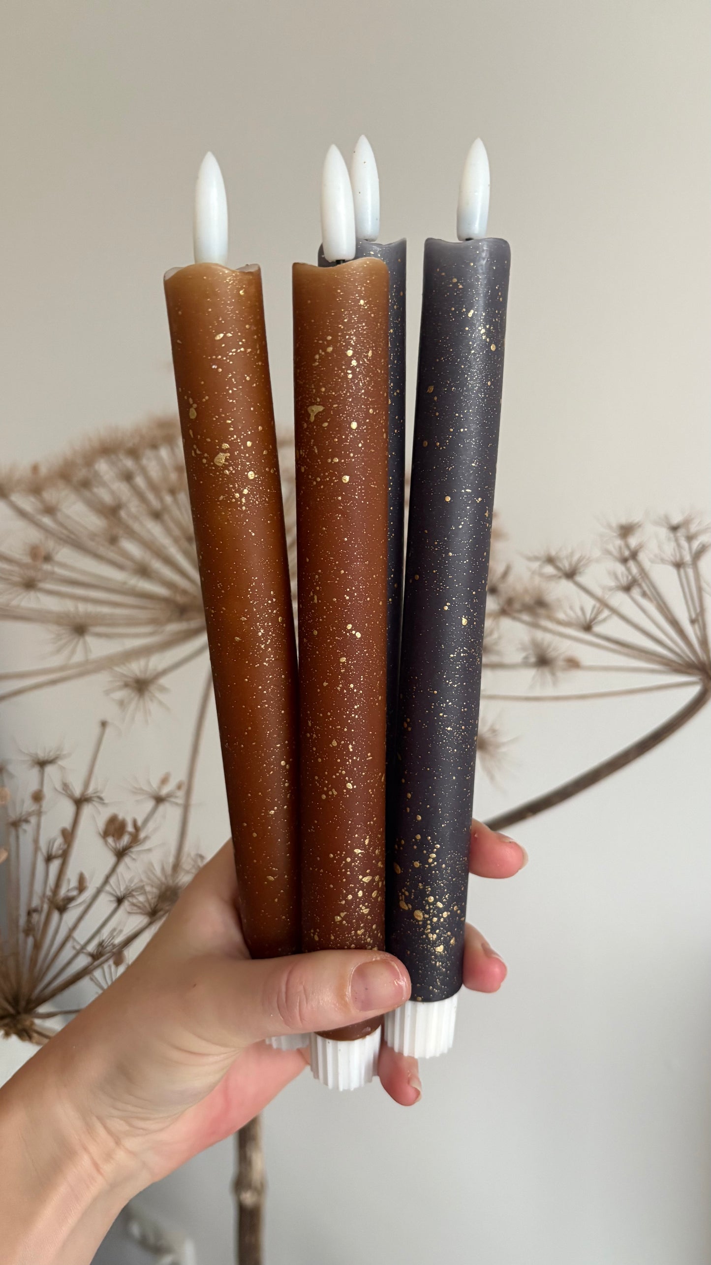 LED-kaars - Spark - Zwart