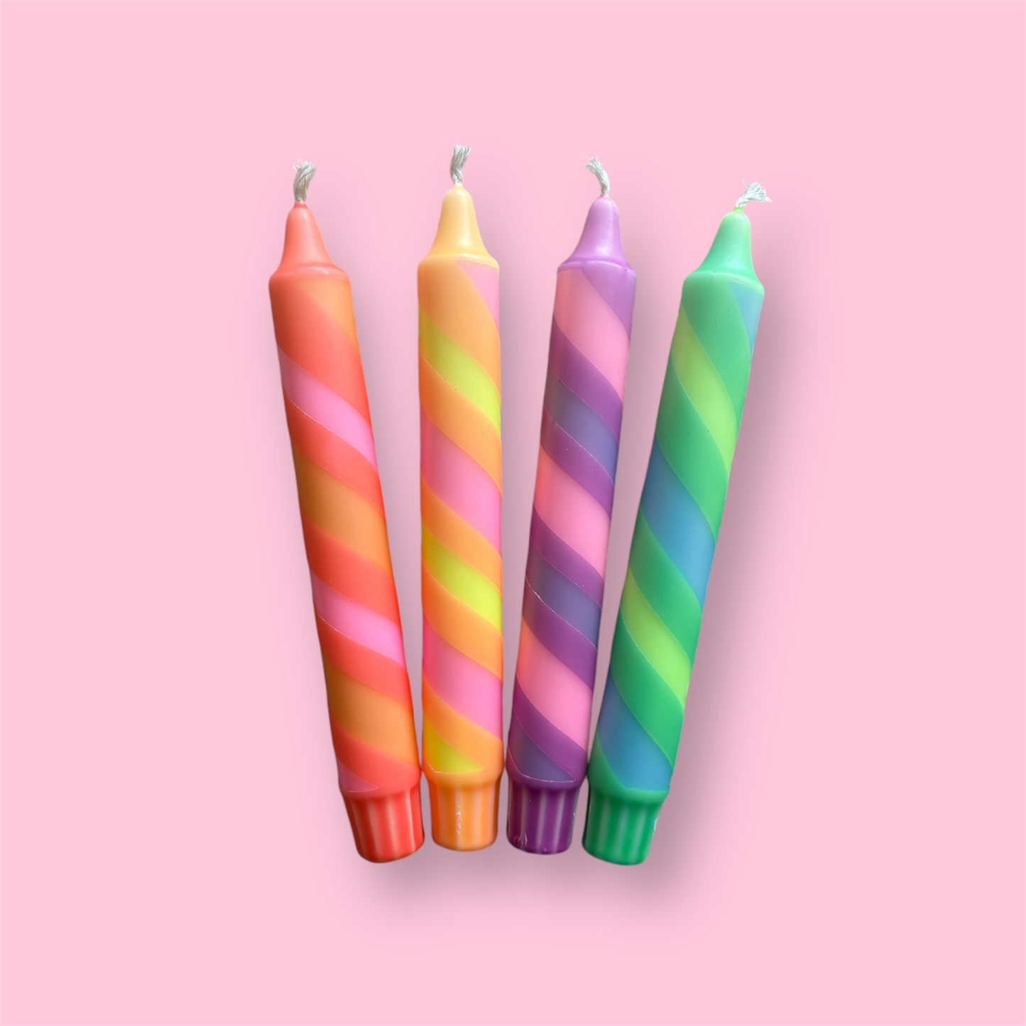 Dinerkaars - Dubbel swirl - Paars/roze
