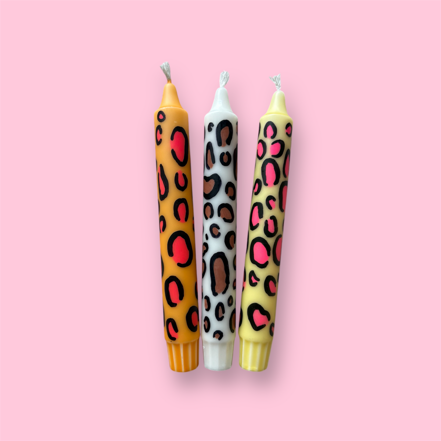 Dinerkaars - Panterprint - Wit