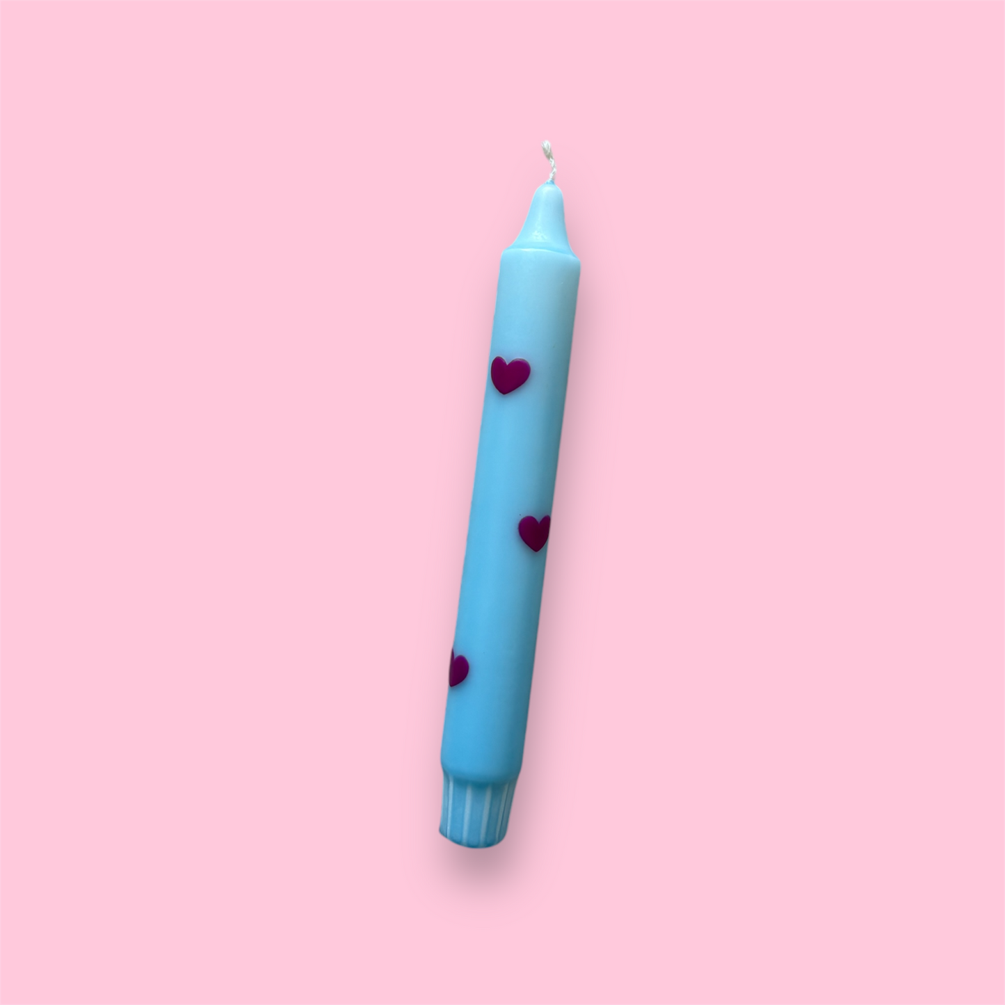Dinerkaars - Hartjes - Blauw