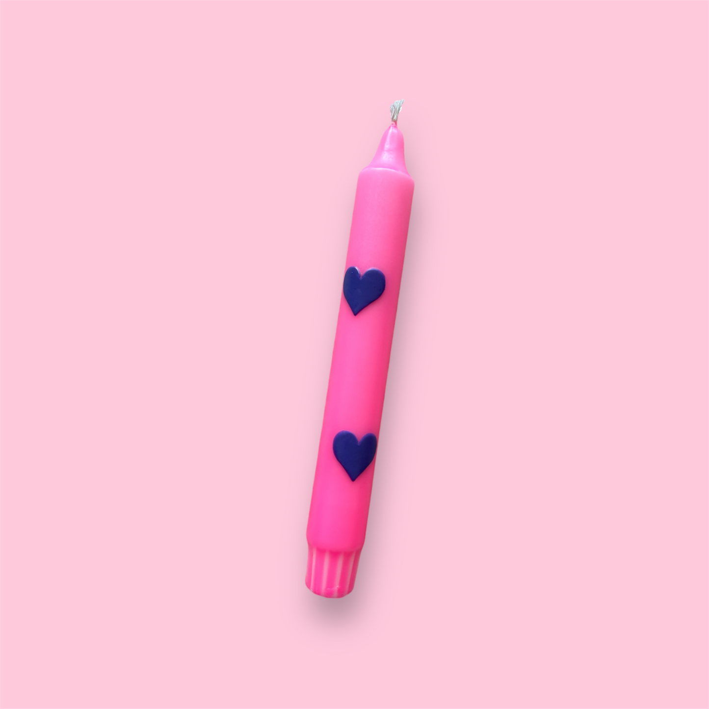 Dinerkaars - Hart - Neon roze