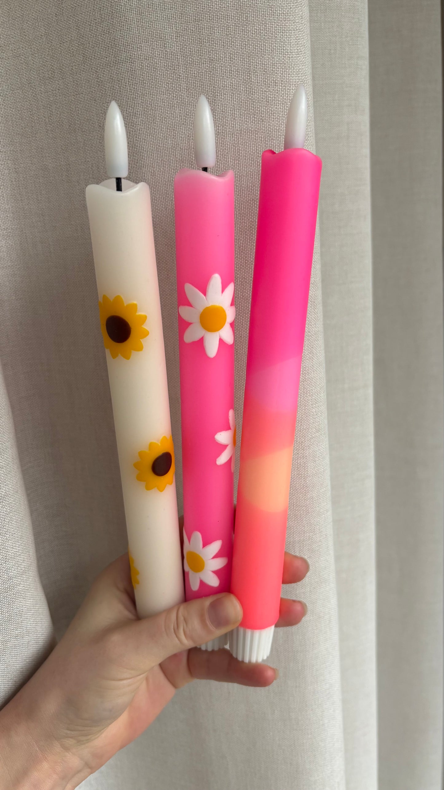 LED-kaars - Zonnebloem