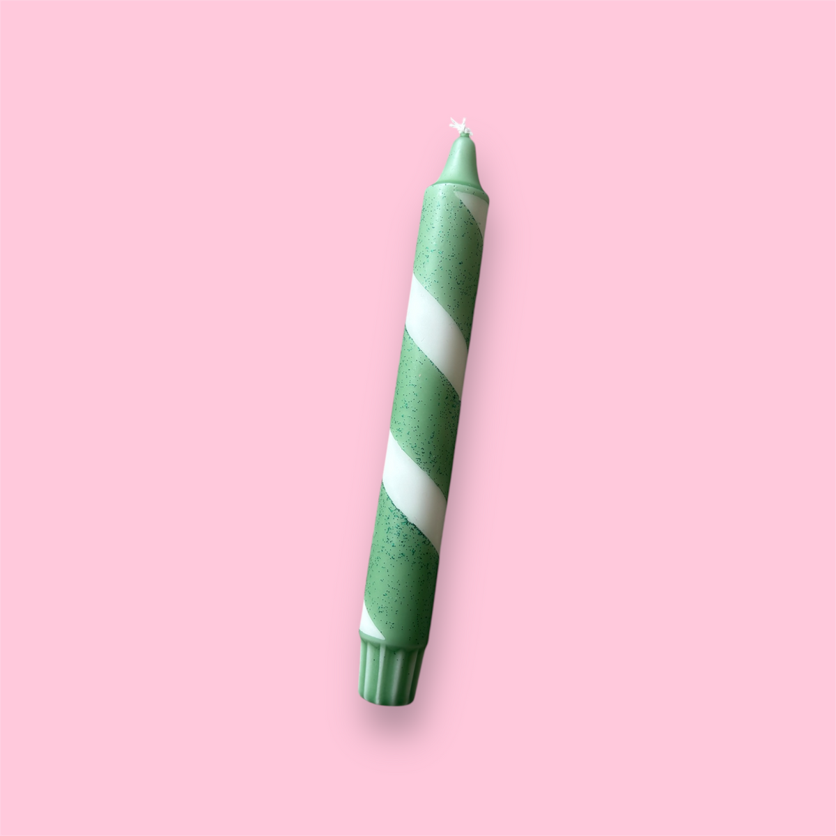 Dinerkaars - Swirl - Groen/glitter