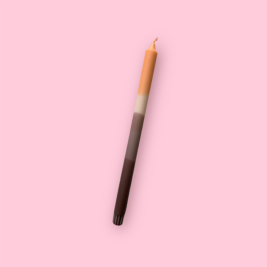 Lange dinerkaars (35cm) - Bruin/terra/oranje