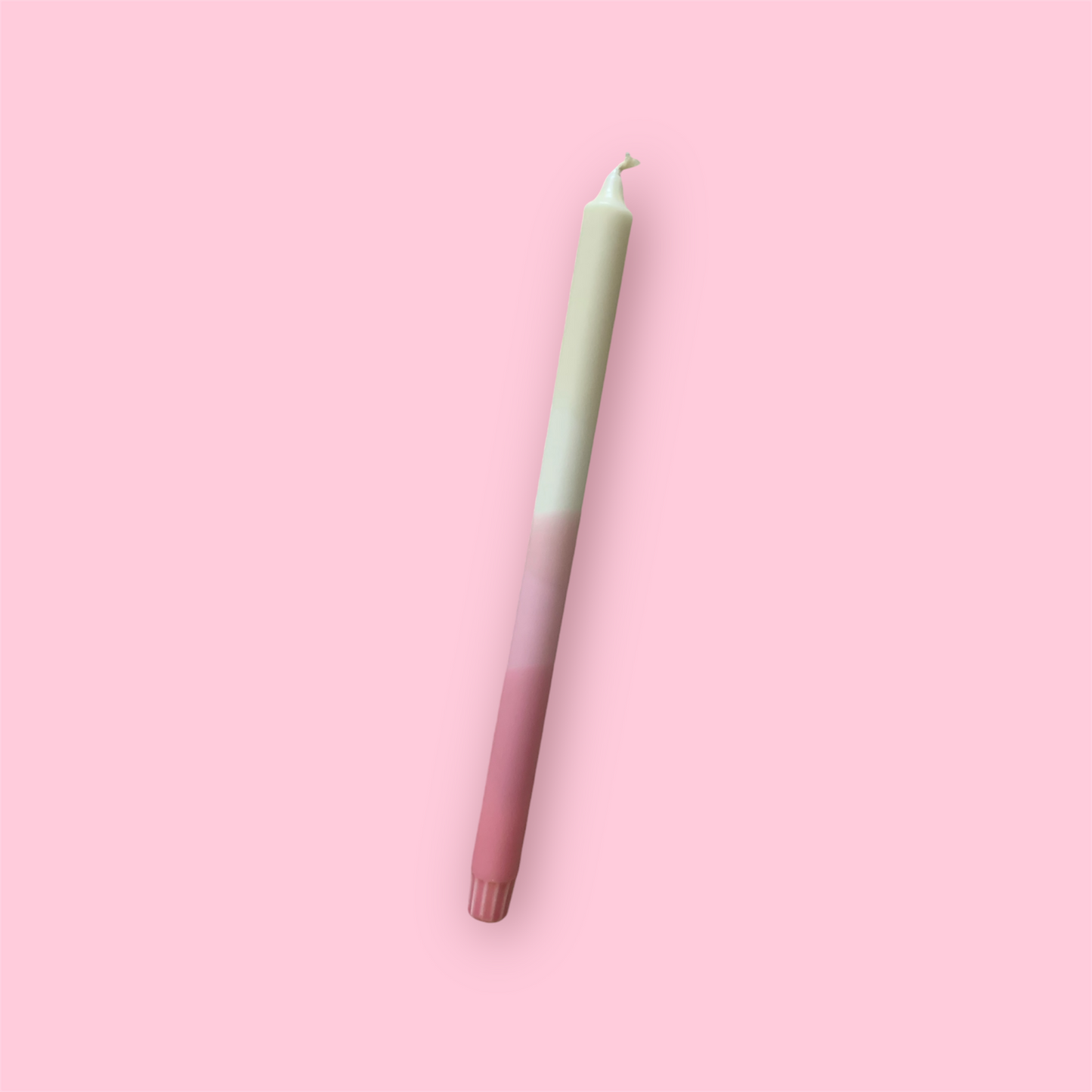 Lange dinerkaars (35cm) - Lichtroze/beige