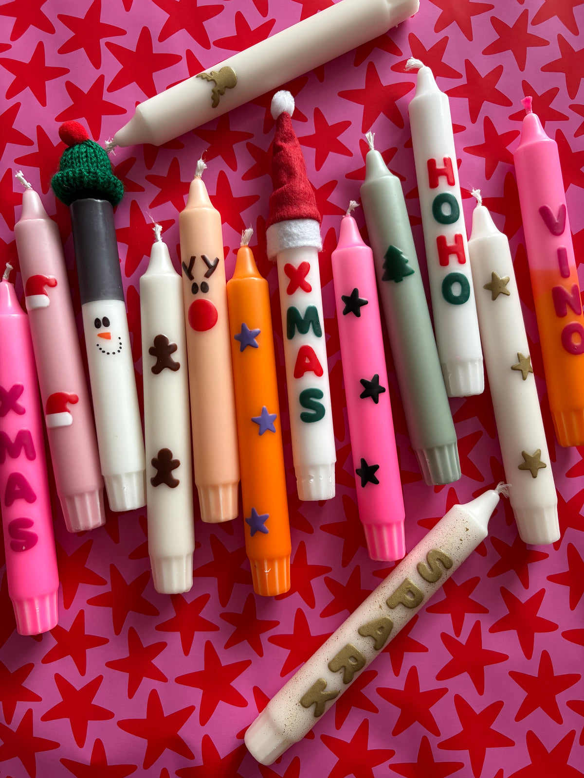 Dinerkaars - Kerst - XMAS(roze)