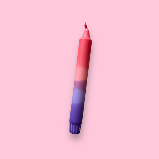 Dinerkaars - Dip dye - Paars/roze