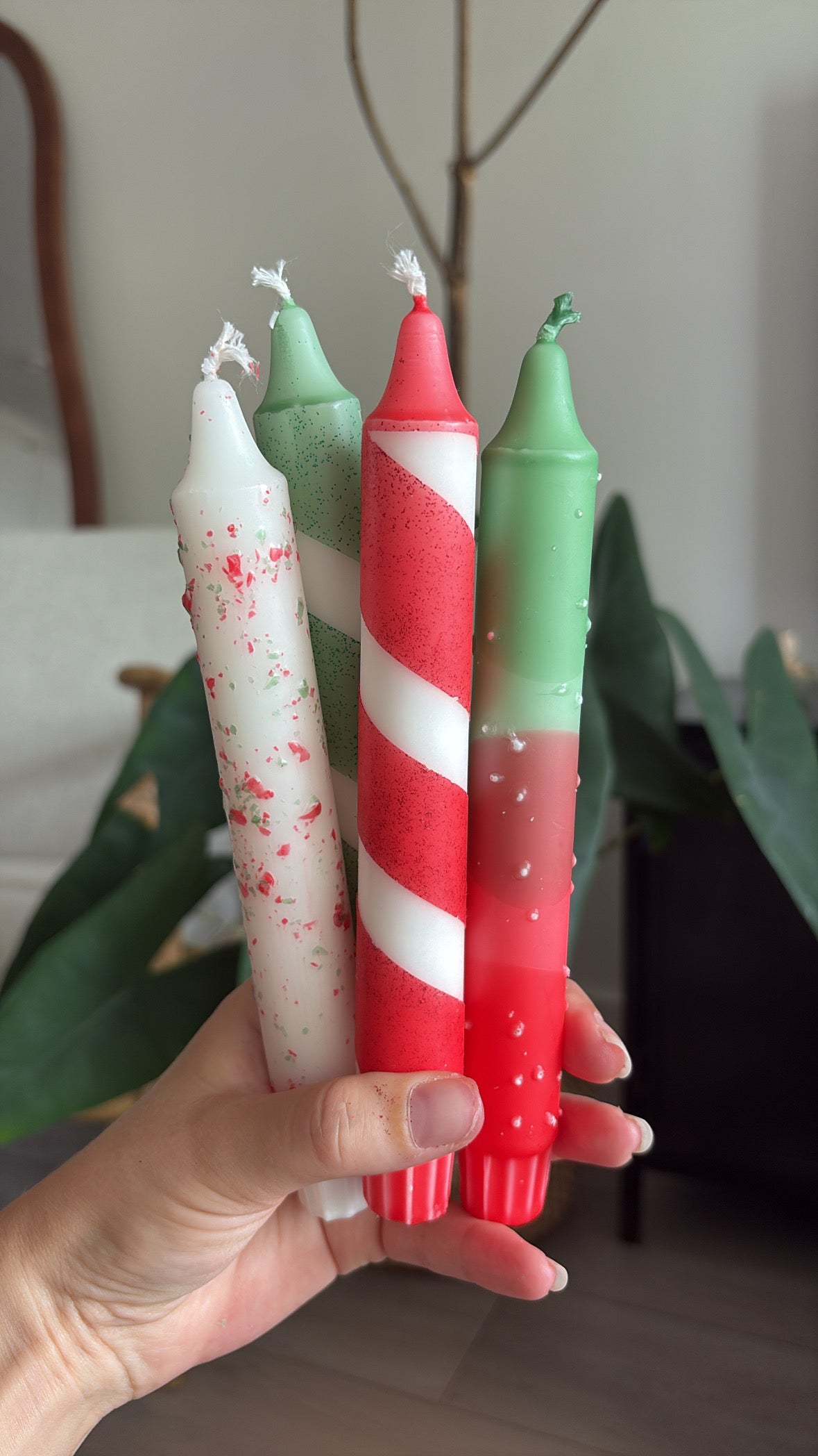 Dinerkaars - Swirl - Groen/glitter