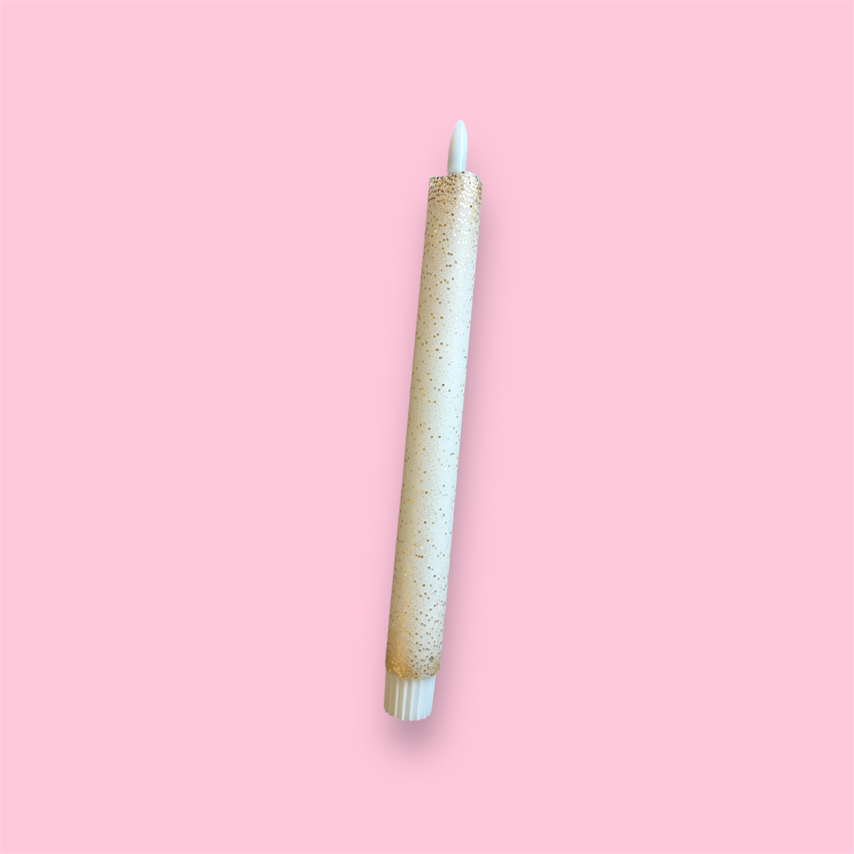 LED-kaars - Goud/glitter