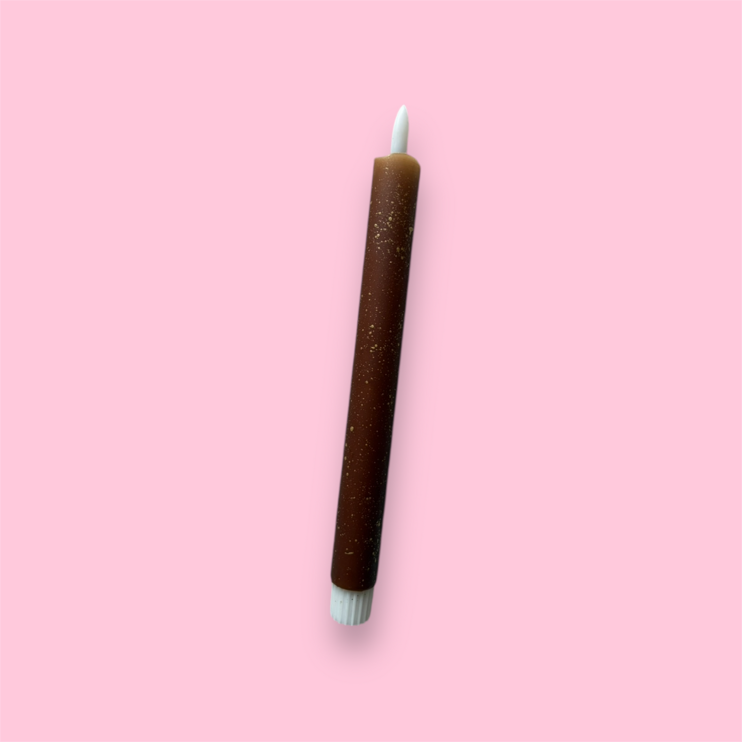 LED-kaars - Spark - Bruin