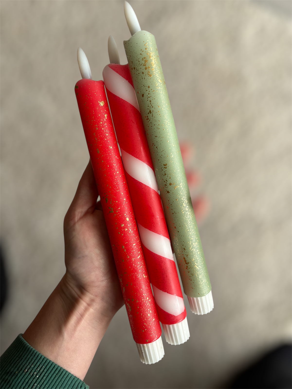LED-kaars - Spark - Rood